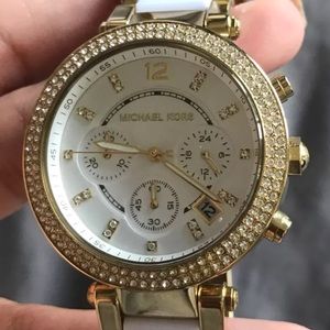 Michael Kors Accessories - Michael Kors Gold-Tone Parker Watch Michael Kors Accessories - Michael Kors Gold-Tone Parker Watch